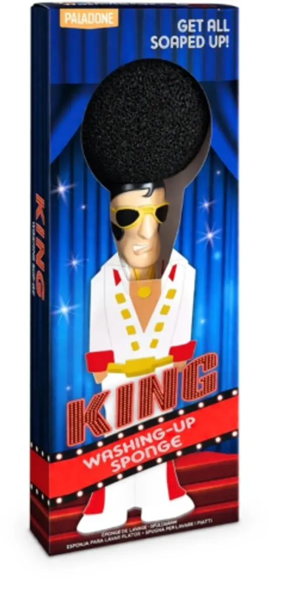 Afwasborstel / spons Elvis Presley (The King)