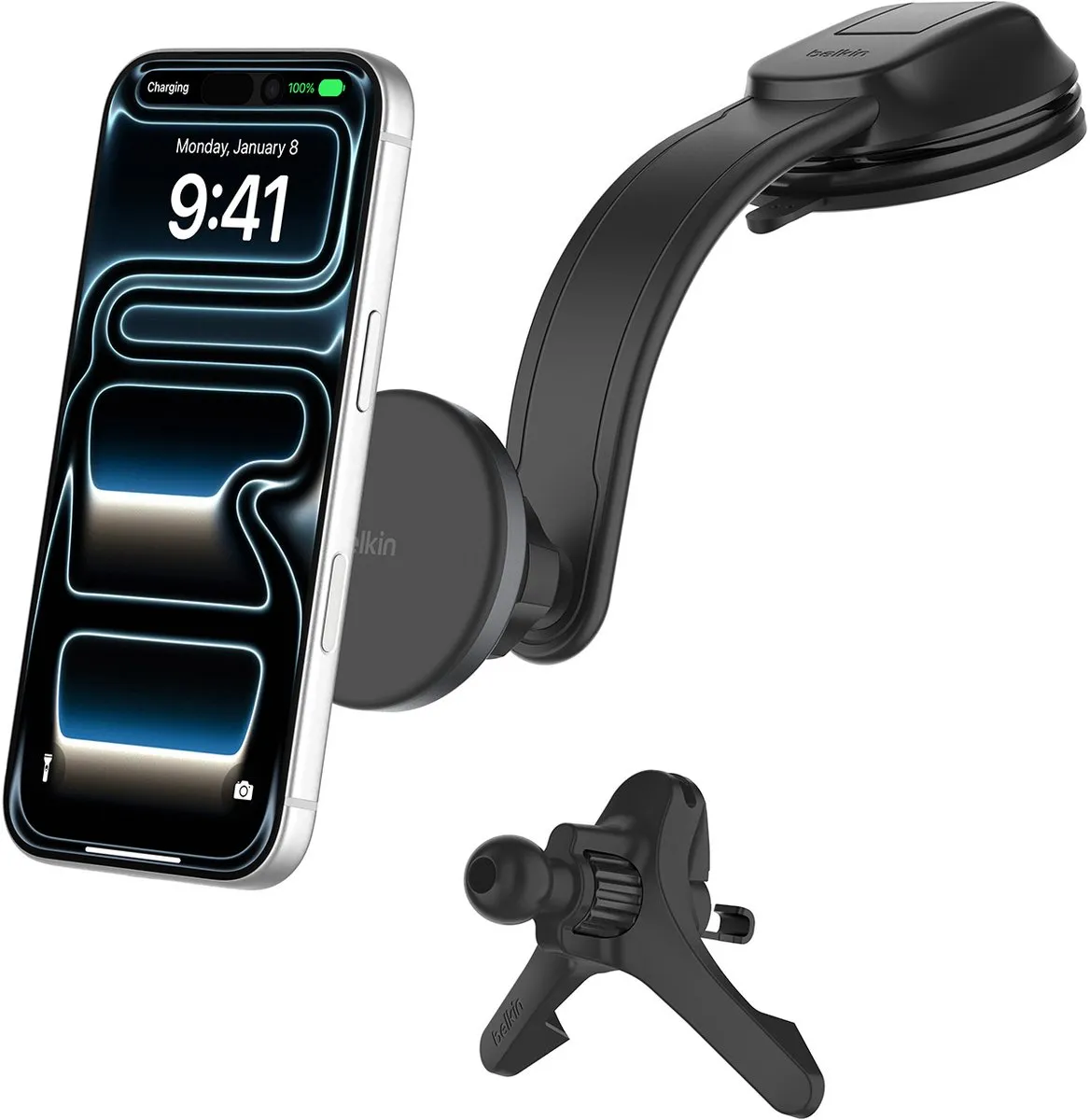 Belkin Magnetische Autohouder Ventilatie/Dashboard - Zwart