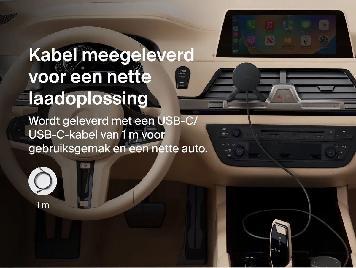 Belkin Magnetische Autohouder Ventilatie/Dashboard - Zwart