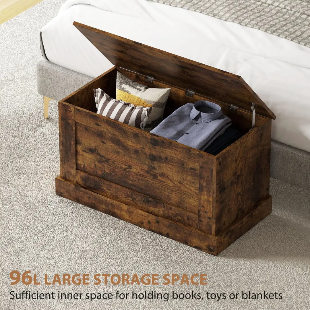 Homcom Opbergkist 80x40x45cm Rustbruin
