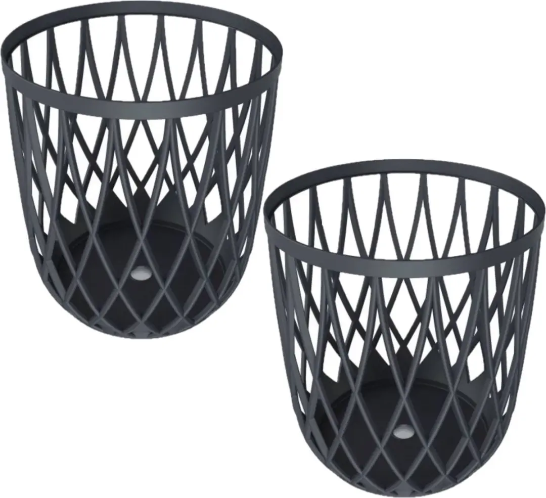 Prosperplast Opbergmanden Antraciet 39cm