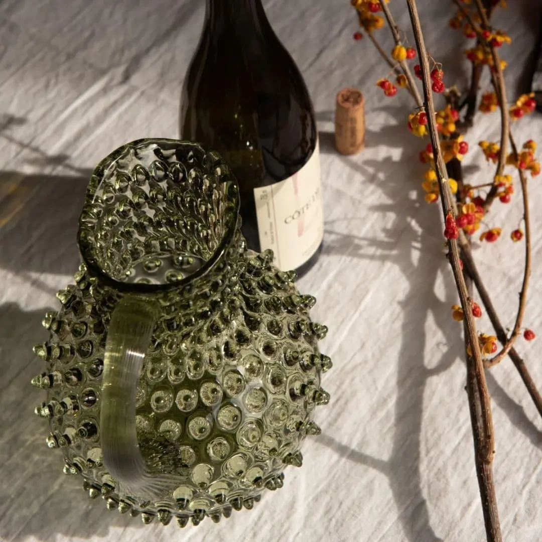 Anna von Lipa Paris Hobnail Waterkan 2L - Olijfgroen