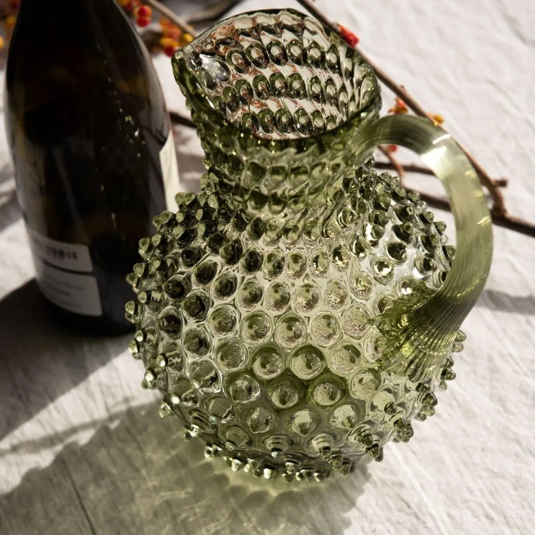 Anna von Lipa Paris Hobnail Waterkan 2L - Olijfgroen
