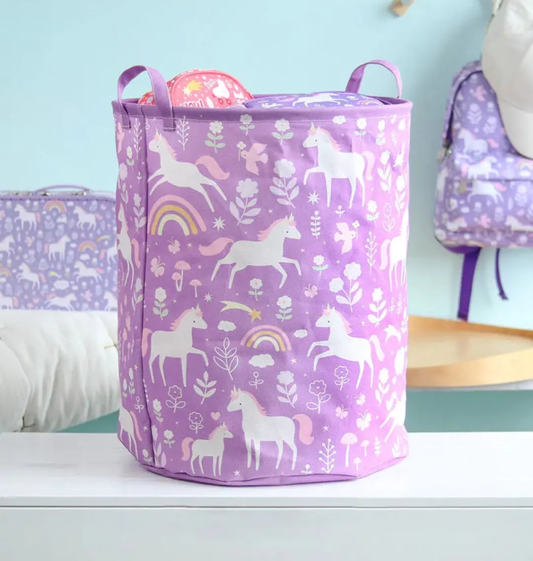 A Little Lovely Company Opbergmand Unicorn Dreams 63L