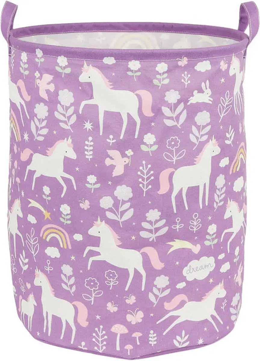 A Little Lovely Company Opbergmand Unicorn Dreams 63L