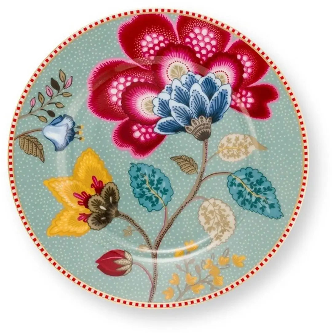 Pip Studio Taartstandaard Blooming Tales Fantasy Blauw - 3 Lagen Ø17/21/26.5cm