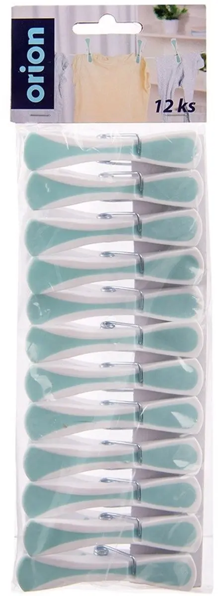 Orion Was Knijpers 12 Stuks - Blauw/Wit