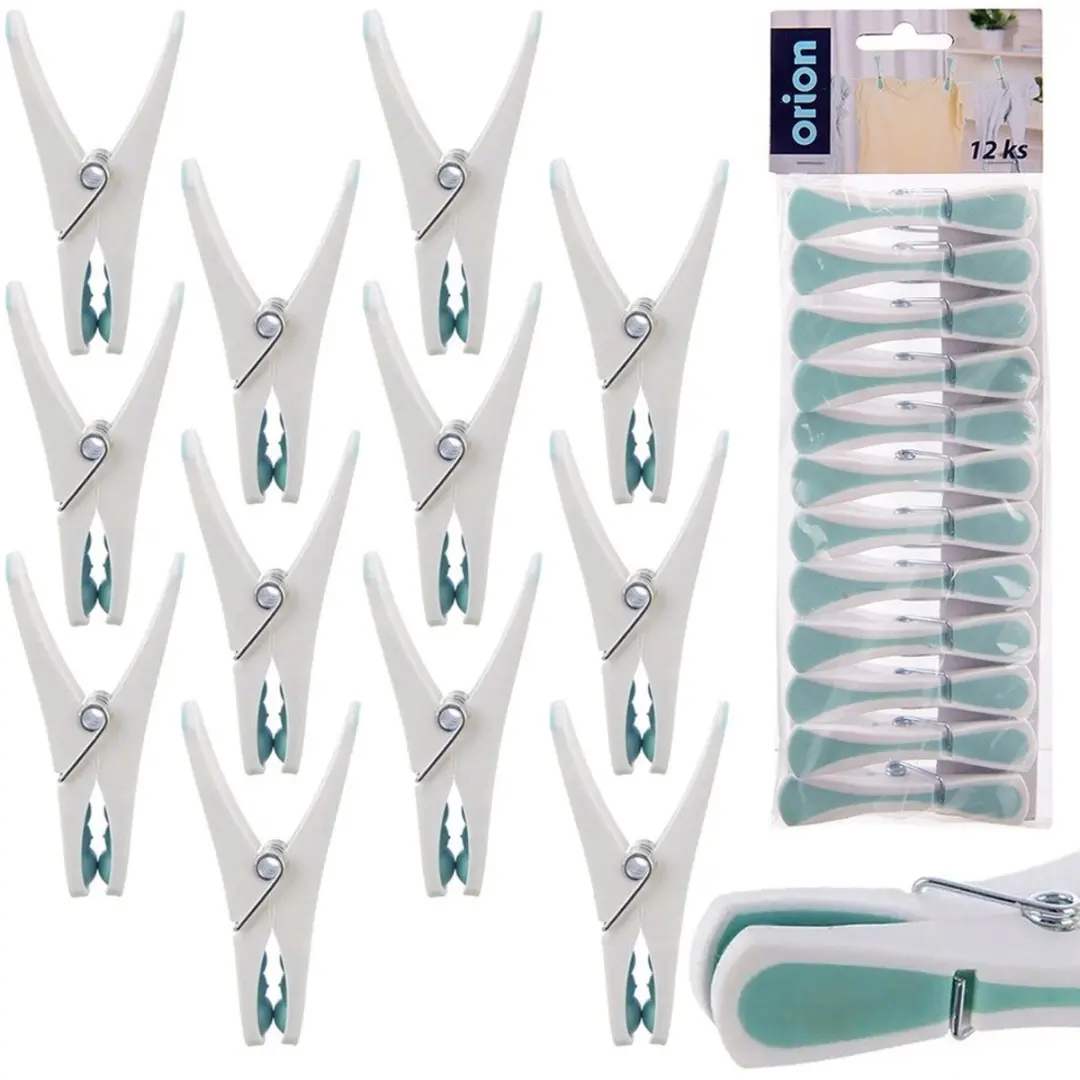 Orion Was Knijpers 12 Stuks - Blauw/Wit