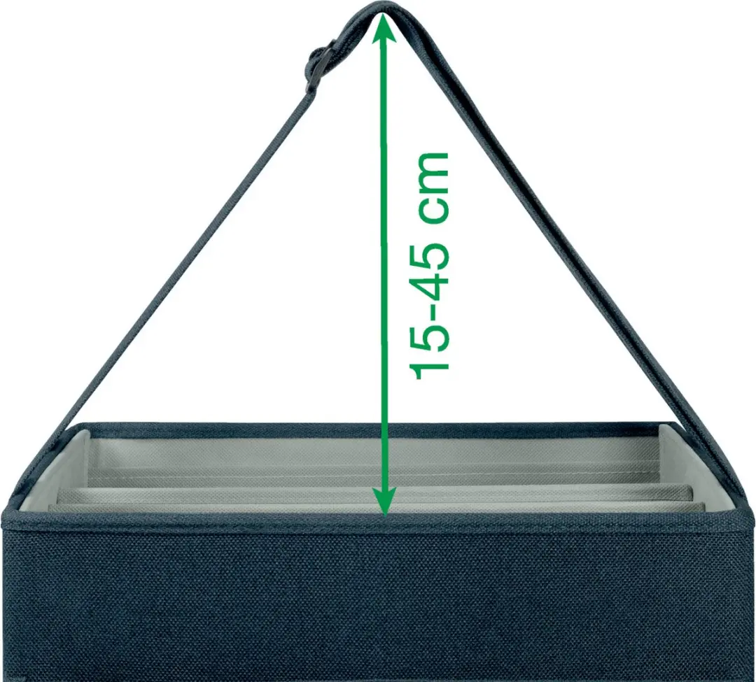 Leitz Stoffen Hot Desking Opbergtas 17L - Fluweel grijs
