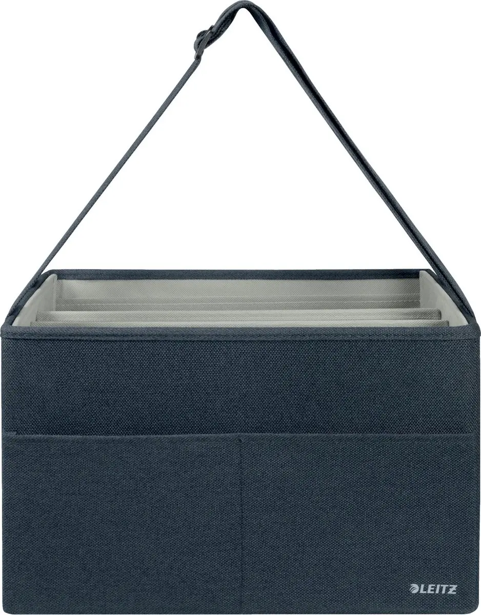 Leitz Stoffen Hot Desking Opbergtas 17L - Fluweel grijs