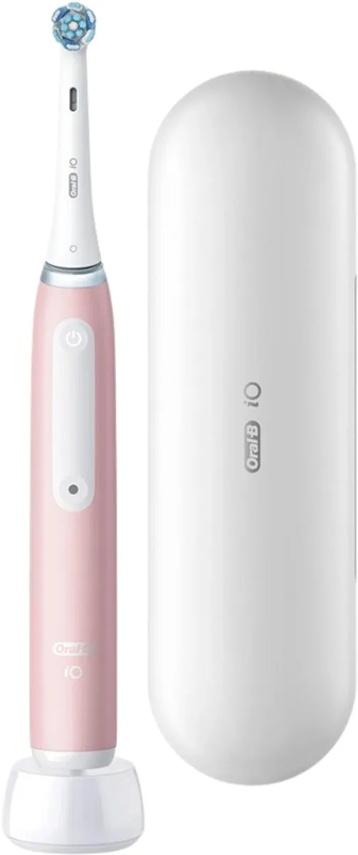 Elektrische tandenborstel Oral-B iO Series 3 Roze – magnetische tandenborstel – met reisetui & oplaadstation – 3 reinigingsstanden
