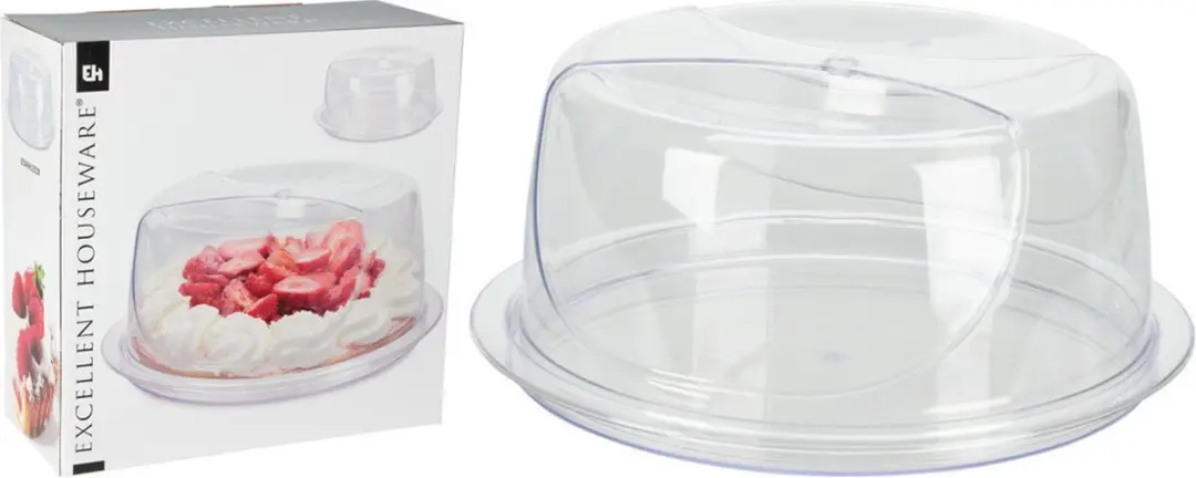 Excellent Houseware Taartstolp 34cm - Transparant