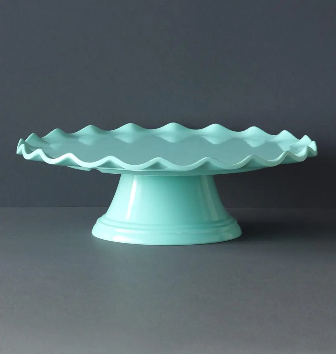 A Little Lovely Company Taartplateau Mintgroen 27,5cm