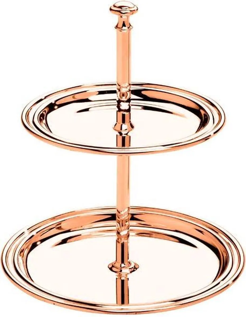 Zilverstad Etagère Elegance 2-hoog 16cm