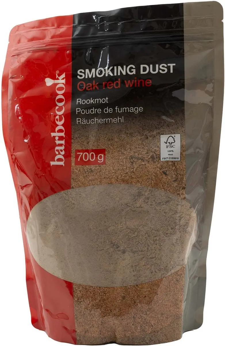 Barbecook Rookmot Eik Rode Wijn 700g