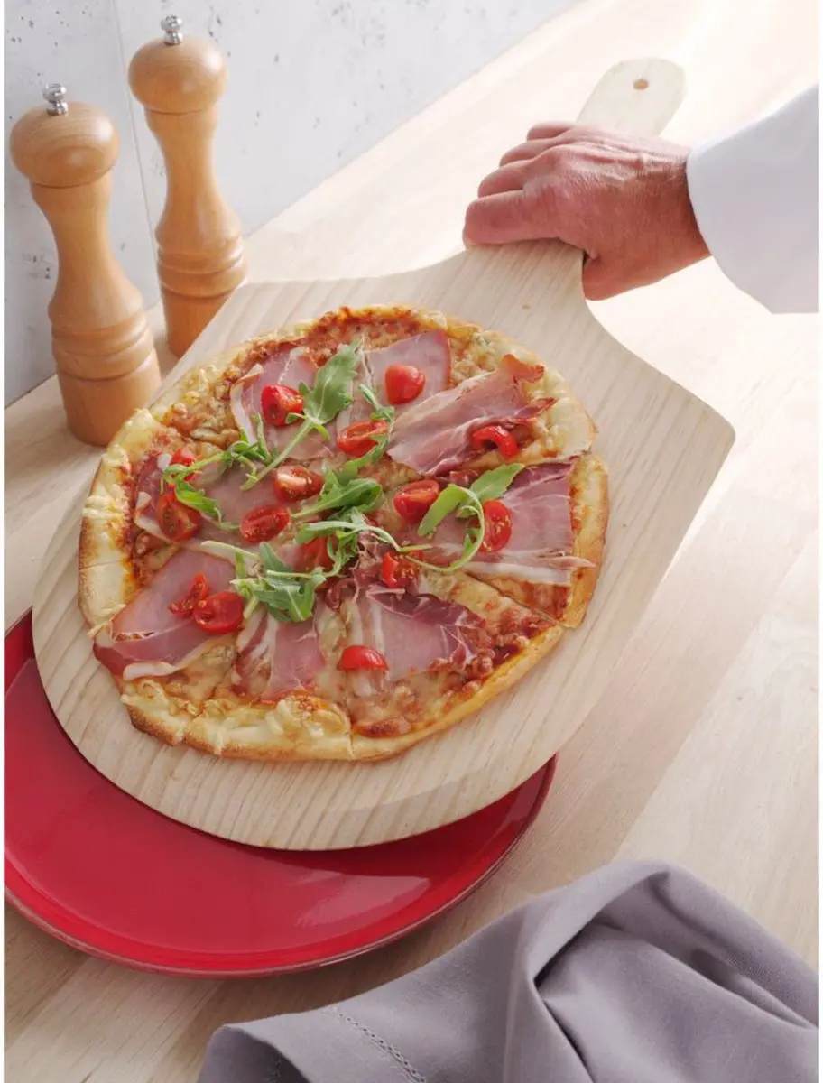 HENDI Pizzaschep Hout 535x305mm - Natuurlijk