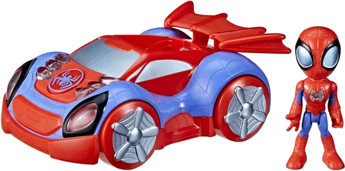 Hasbro Marvel Spidey and His Amazing Friends Glow Tech Web-Crawler