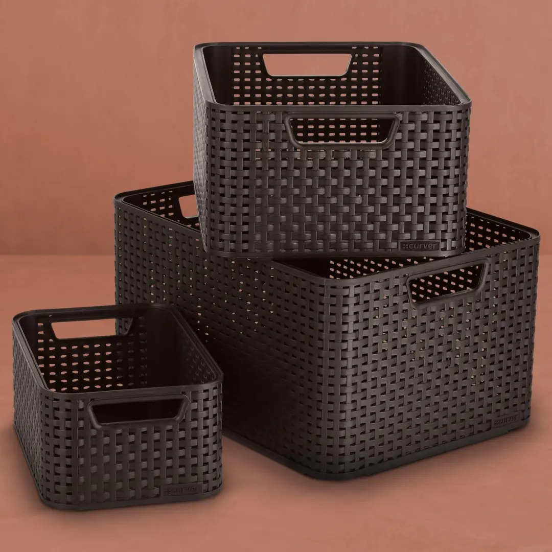 Curver Style Mandje M Opbergmand - 18L - Bruin