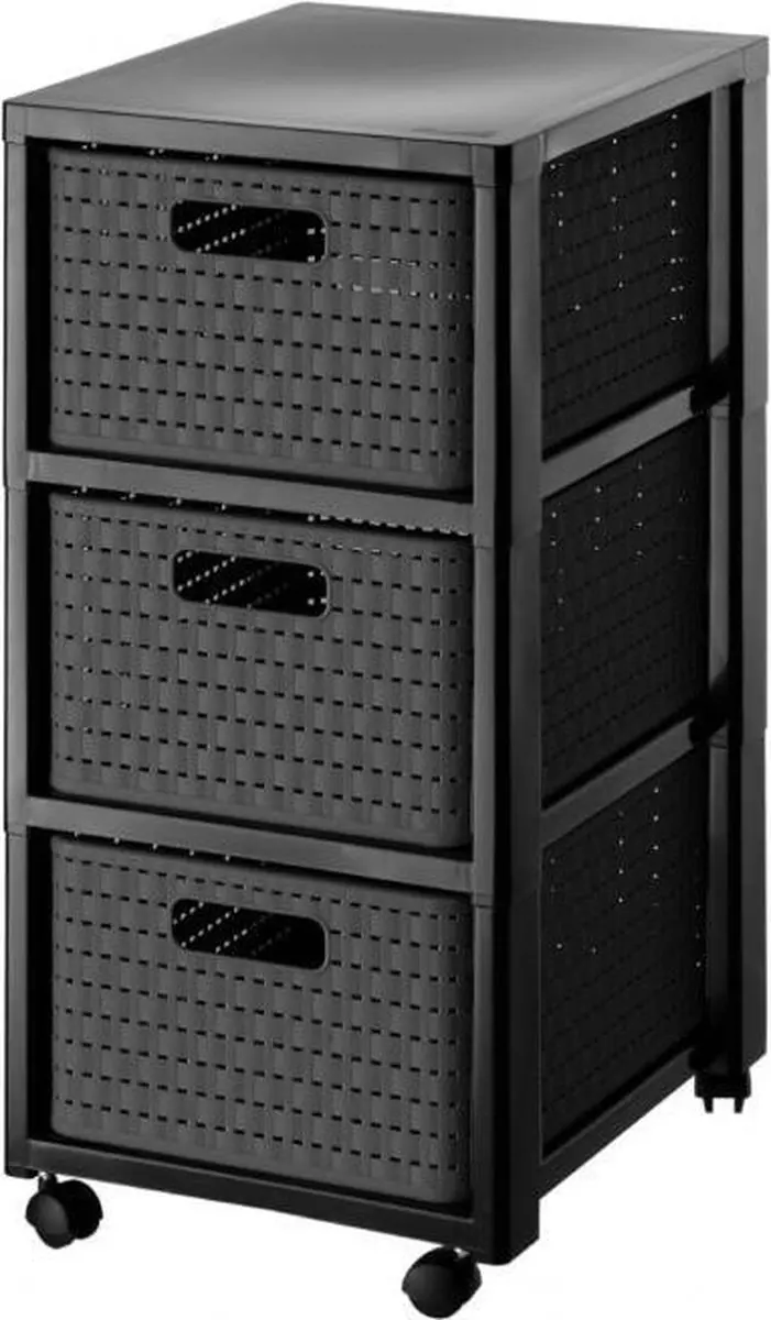 Rotho Country Opbergrek 3x18L
