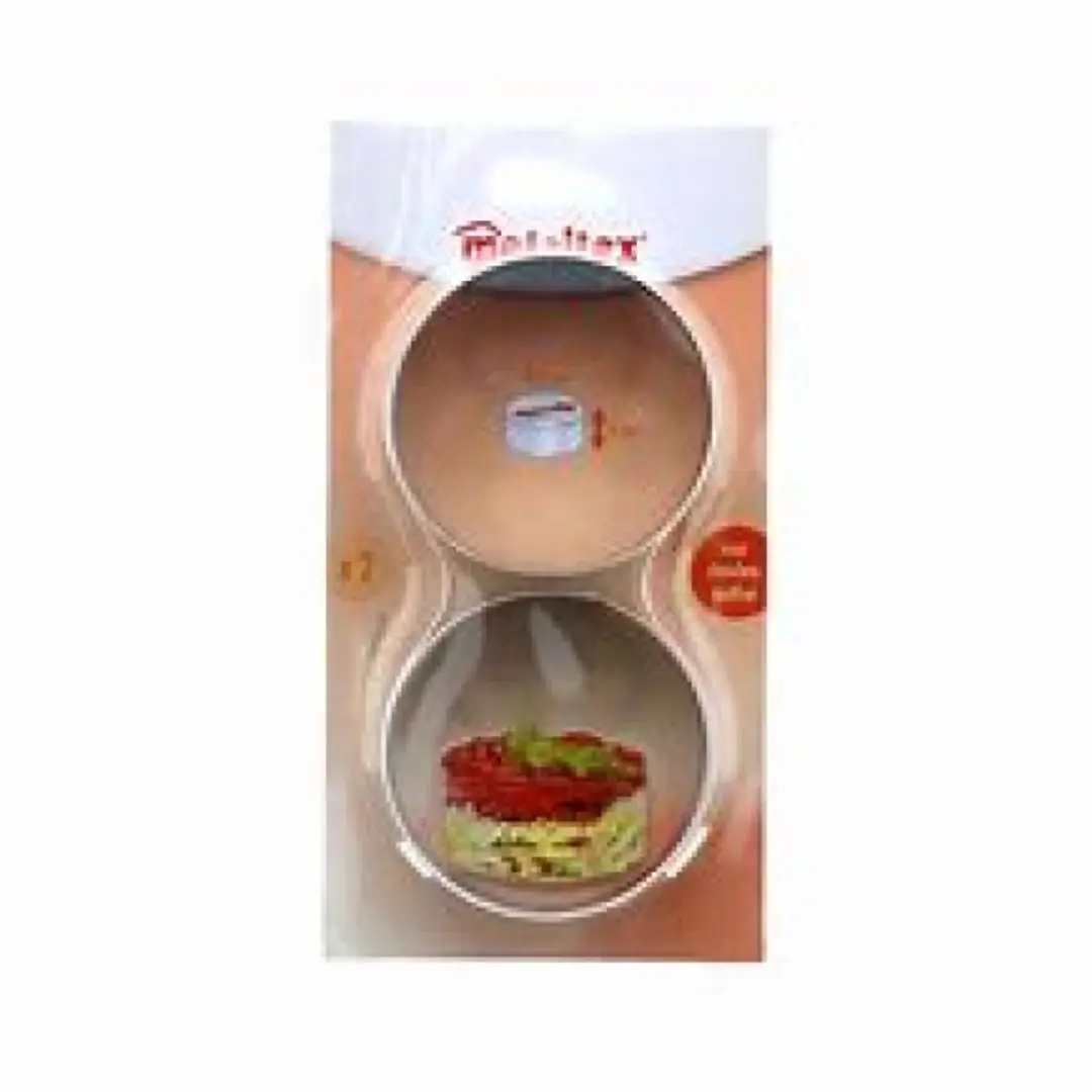 Metaltex Ronde Kookringen ø8,5cm - 2 Stuks