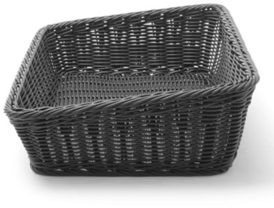 Hendi Rechthoekige Broodmand 400x300x120mm - Zwart