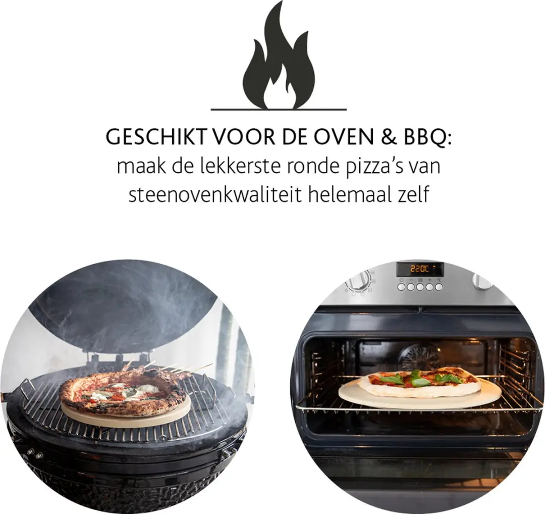 Boska Pizzasteen Deluxe Ø29cm - BBQ & Oven