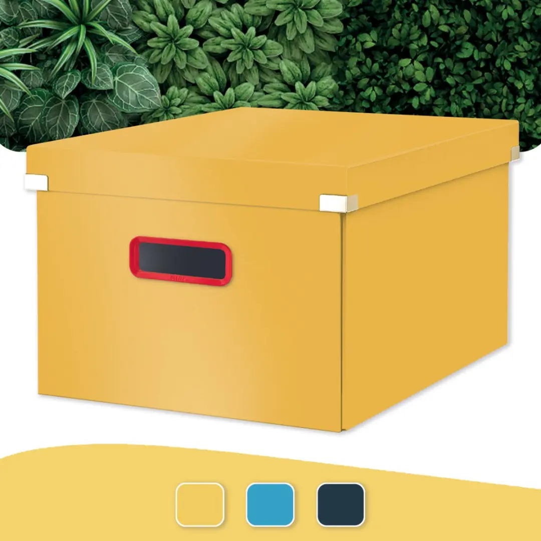 Leitz Cosy Click & Store A4 Opbergdoos - 16L - Warm Geel