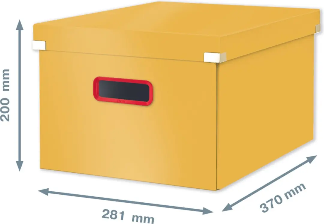 Leitz Cosy Click & Store A4 Opbergdoos - 16L - Warm Geel