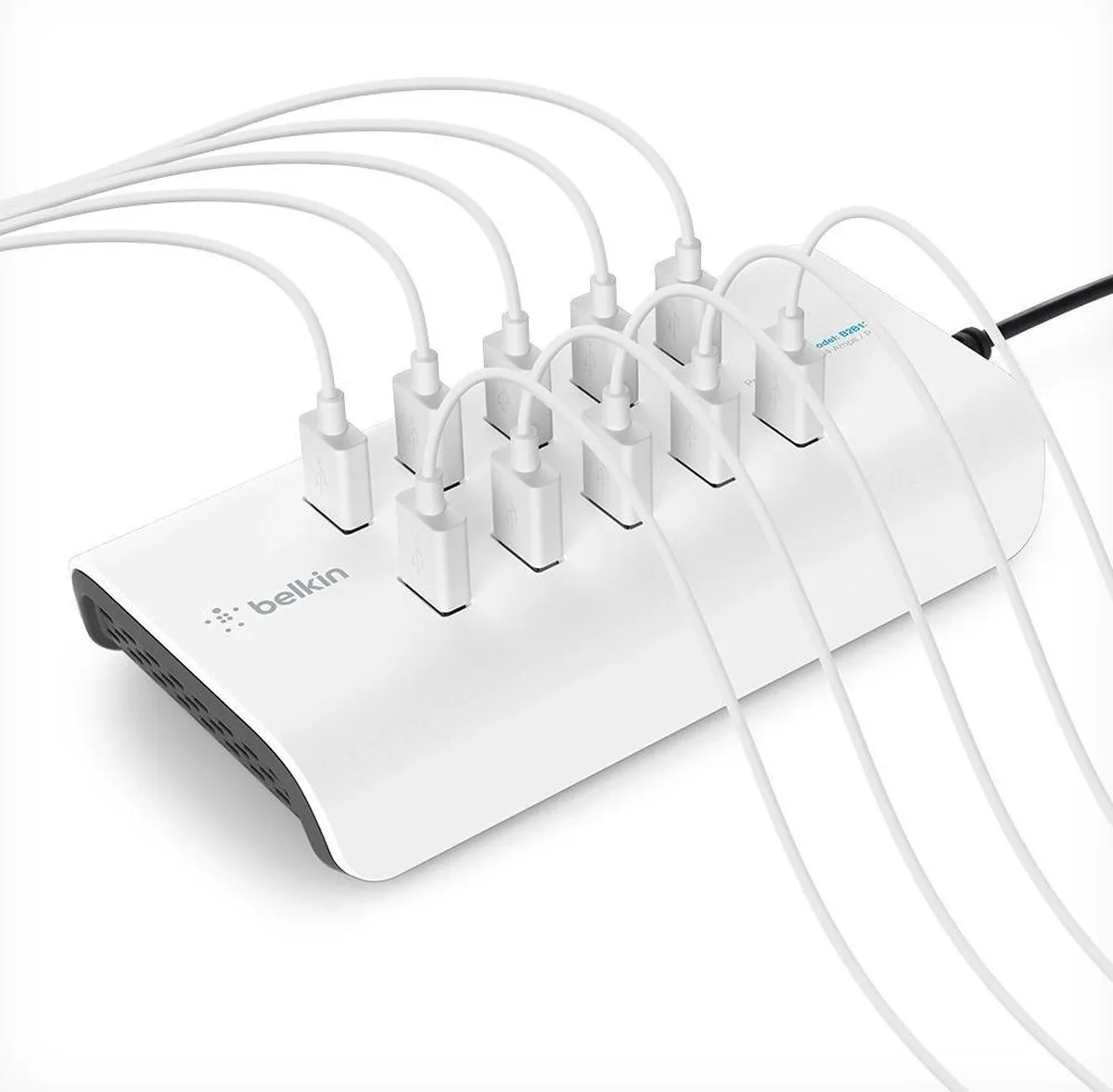 Belkin Rockstar 10-poorts USB-lader 120W - Wit