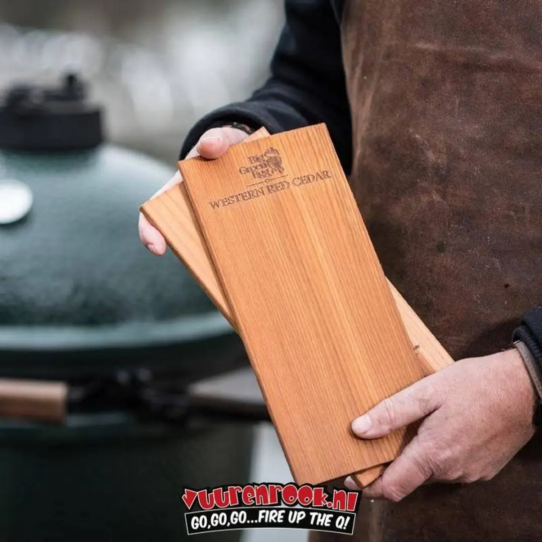 Big Green Egg Western Red Cedar Rookplankje