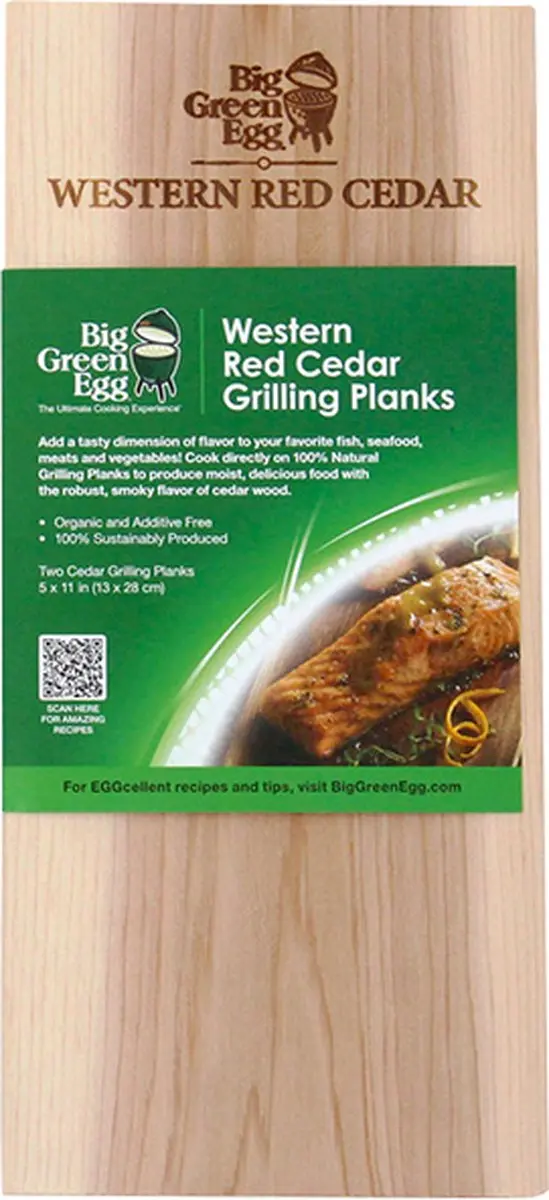 Big Green Egg Western Red Cedar Rookplankje