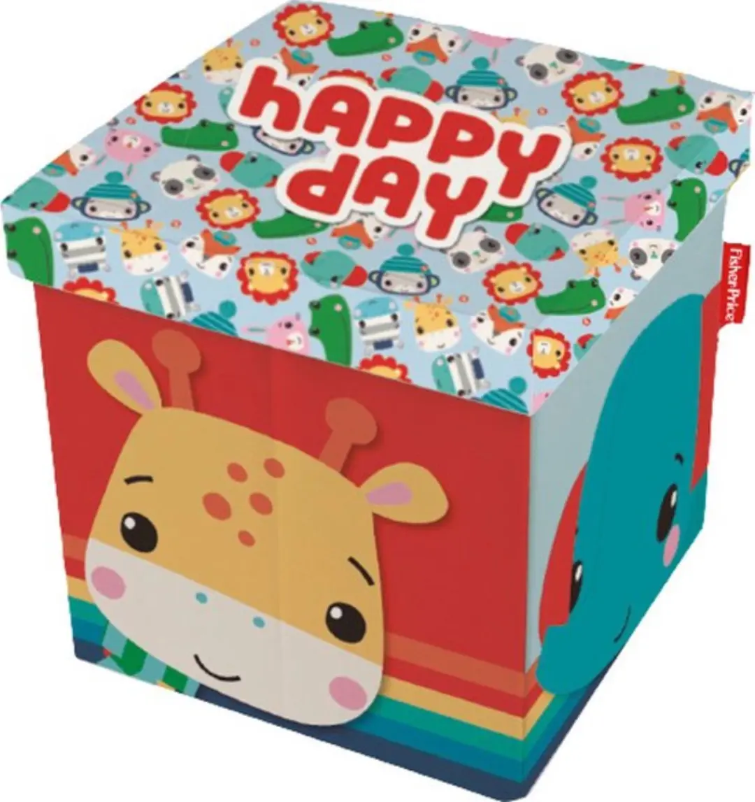 Fisher-Price Opbergbox Animals 30L - Blauw/Oranje