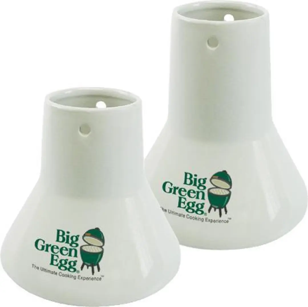 Big Green Egg Sittin'Turkey Keramische Roaster - Wit