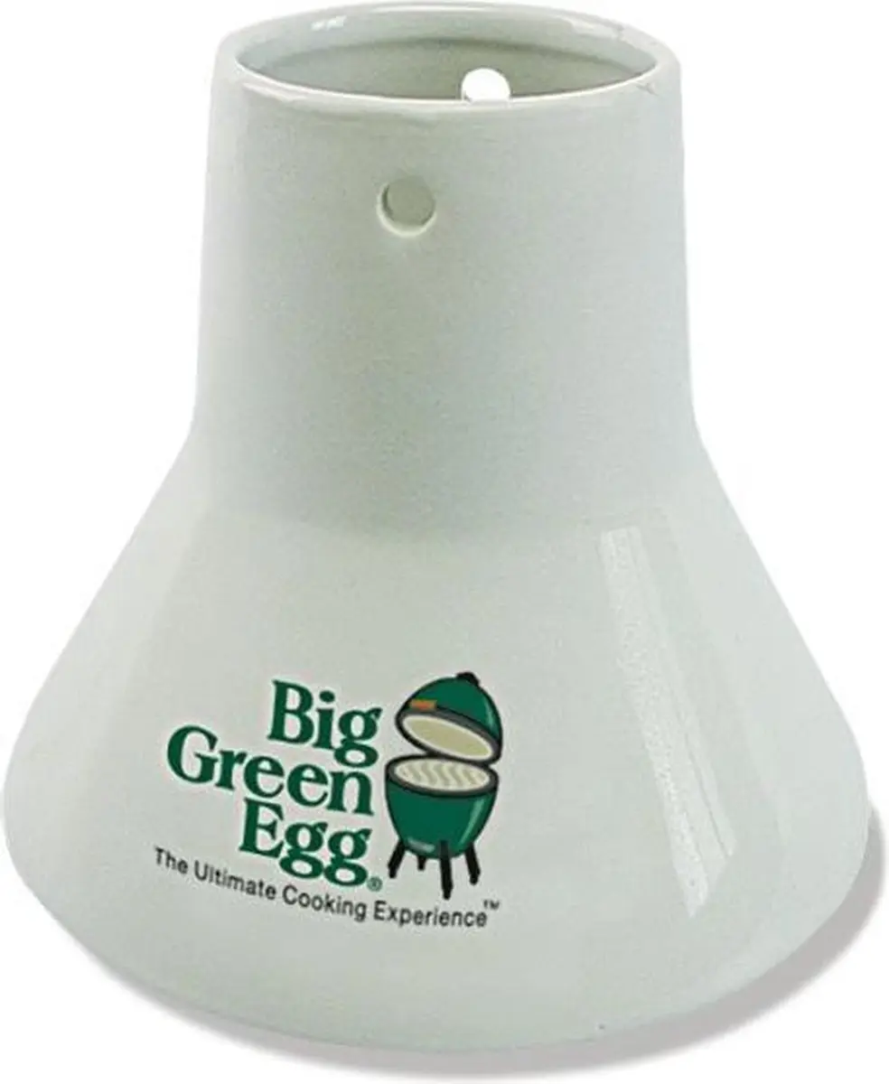 Big Green Egg Sittin'Turkey Keramische Roaster - Wit