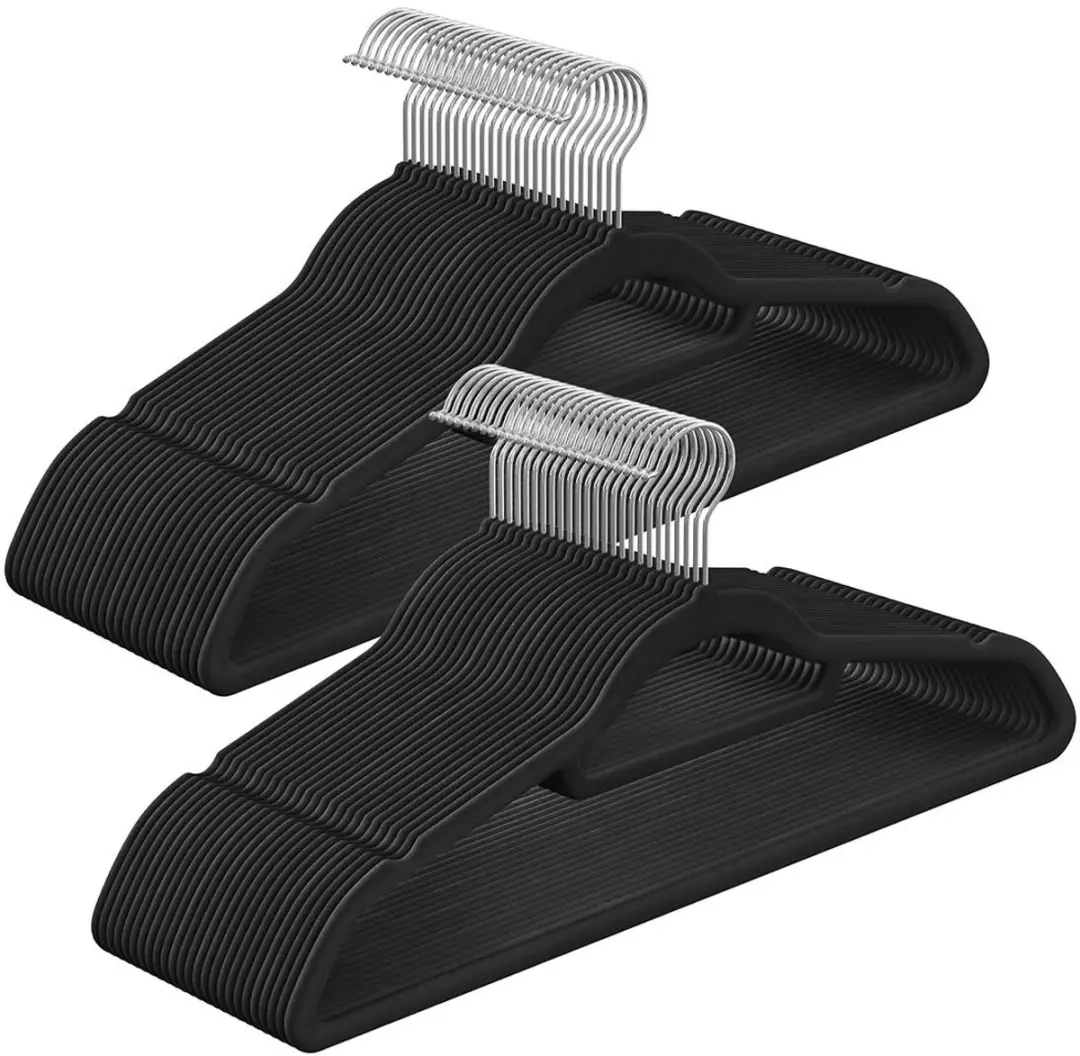 Songmics Fluweel Kleerhangers 20 Stuks