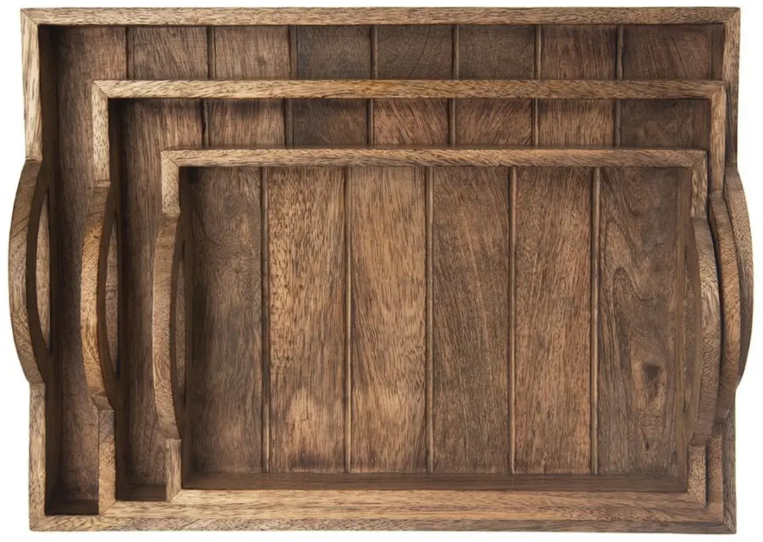 Orion Mango Houten Serveerplateau 35,5x25,5cm - Bruin