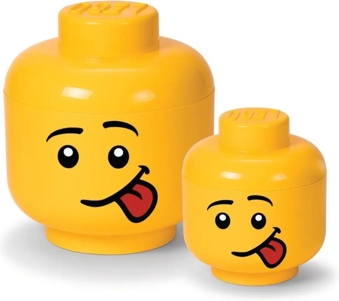 LEGO Silly 8.5L Opbergbox - Geel