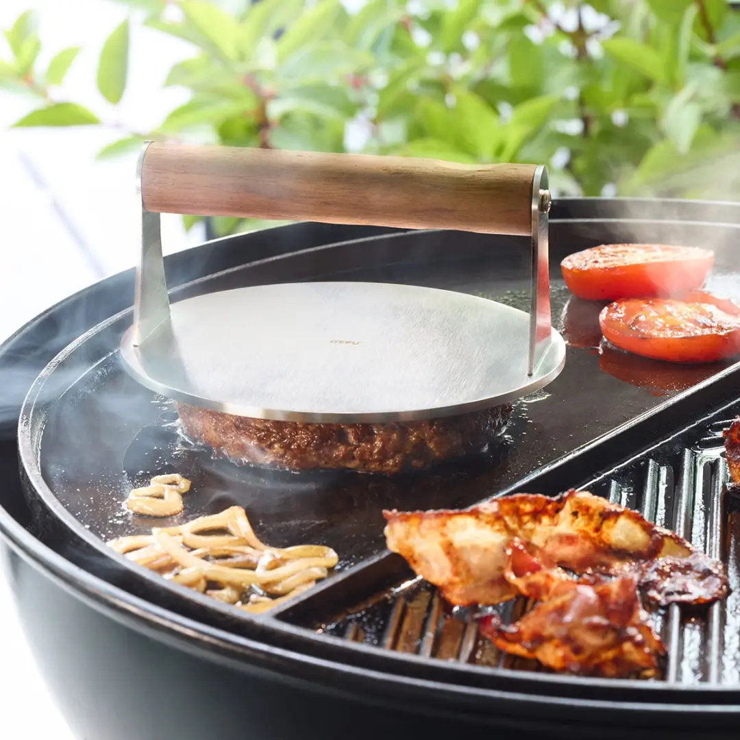GEFU BBQ Smashburger Smasher - Pers - Diameter 16 cm - Dikte 5 mm