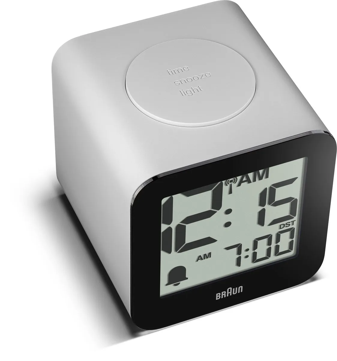 Braun BC25WP-DCF Digitale Wekker - Radiogestuurd - LCD - Licht - Zwart/Wit