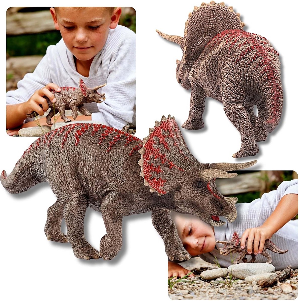 SLH15000 Schleich Dinosaurus - Triceratops, figuur voor kinderen 4+