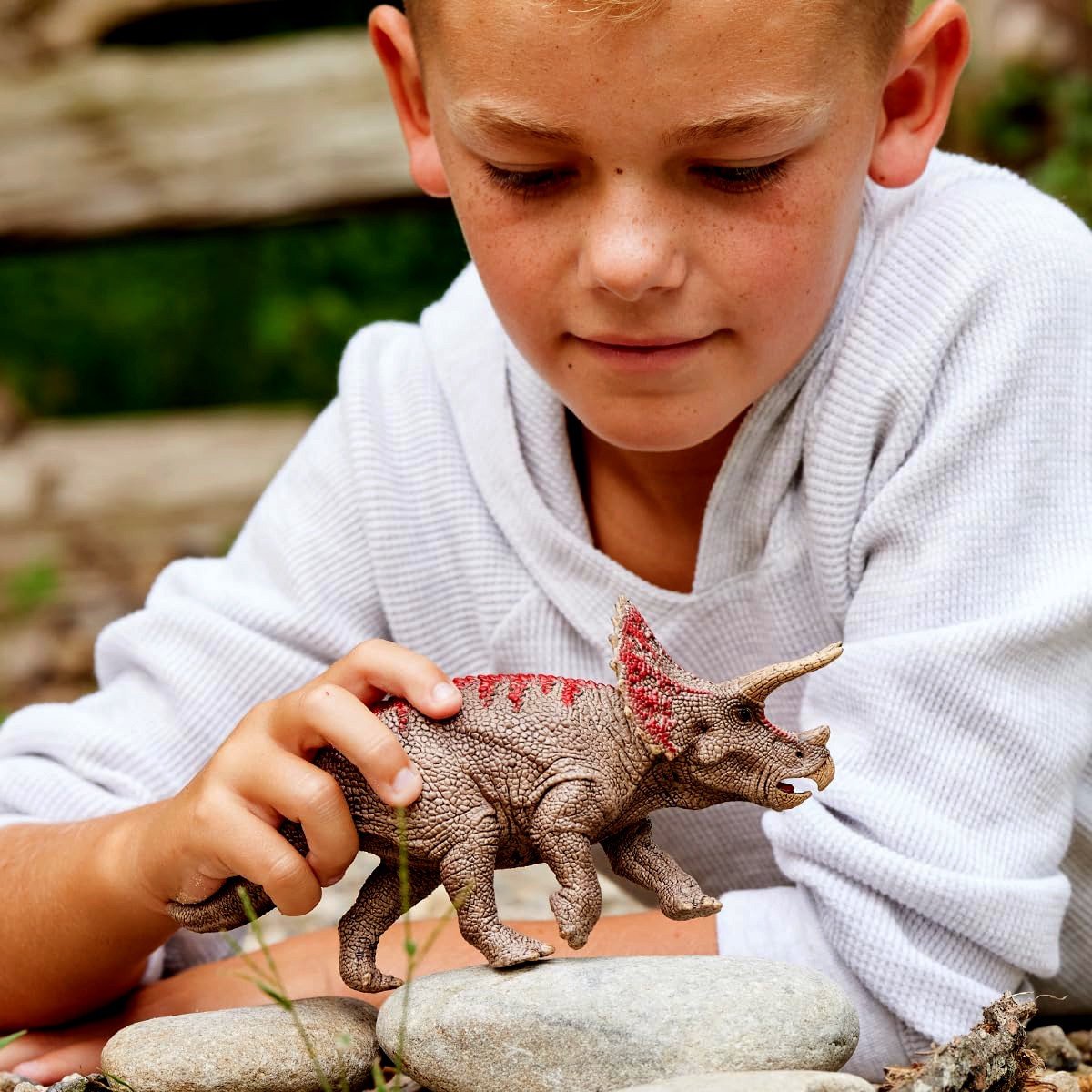 SLH15000 Schleich Dinosaurus - Triceratops, figuur voor kinderen 4+