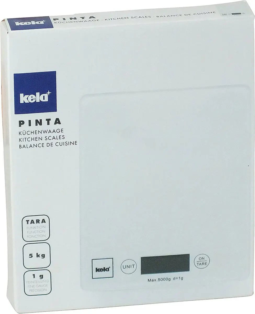 Kela Digitale Keukenweegschaal 5kg - wit