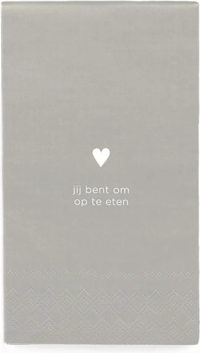 Leeff Napkins Taupe - 20 Stuks
