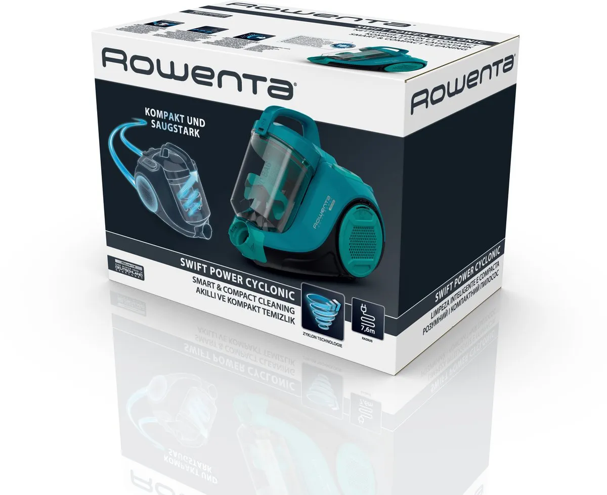 Rowenta RO2932EA Cyclonische Stofzuiger - 750W 1,2L - Groen