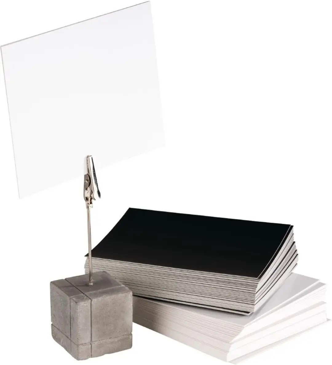 APS Kaarthouder Beton 4-delig FB616 - 3x12cm