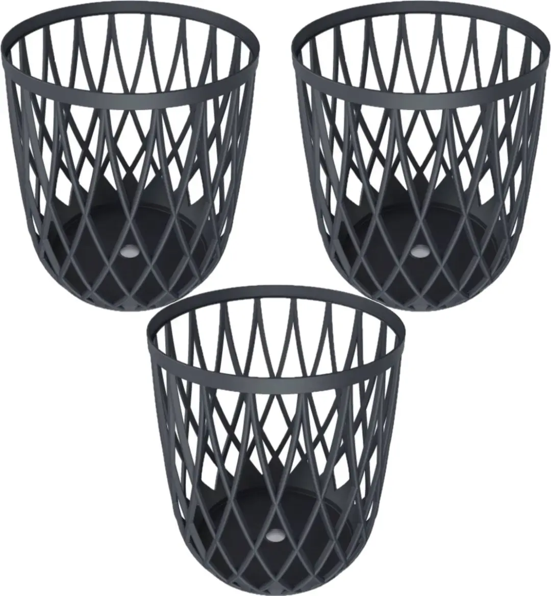 Prosperplast Opbergmanden Antraciet 39cm
