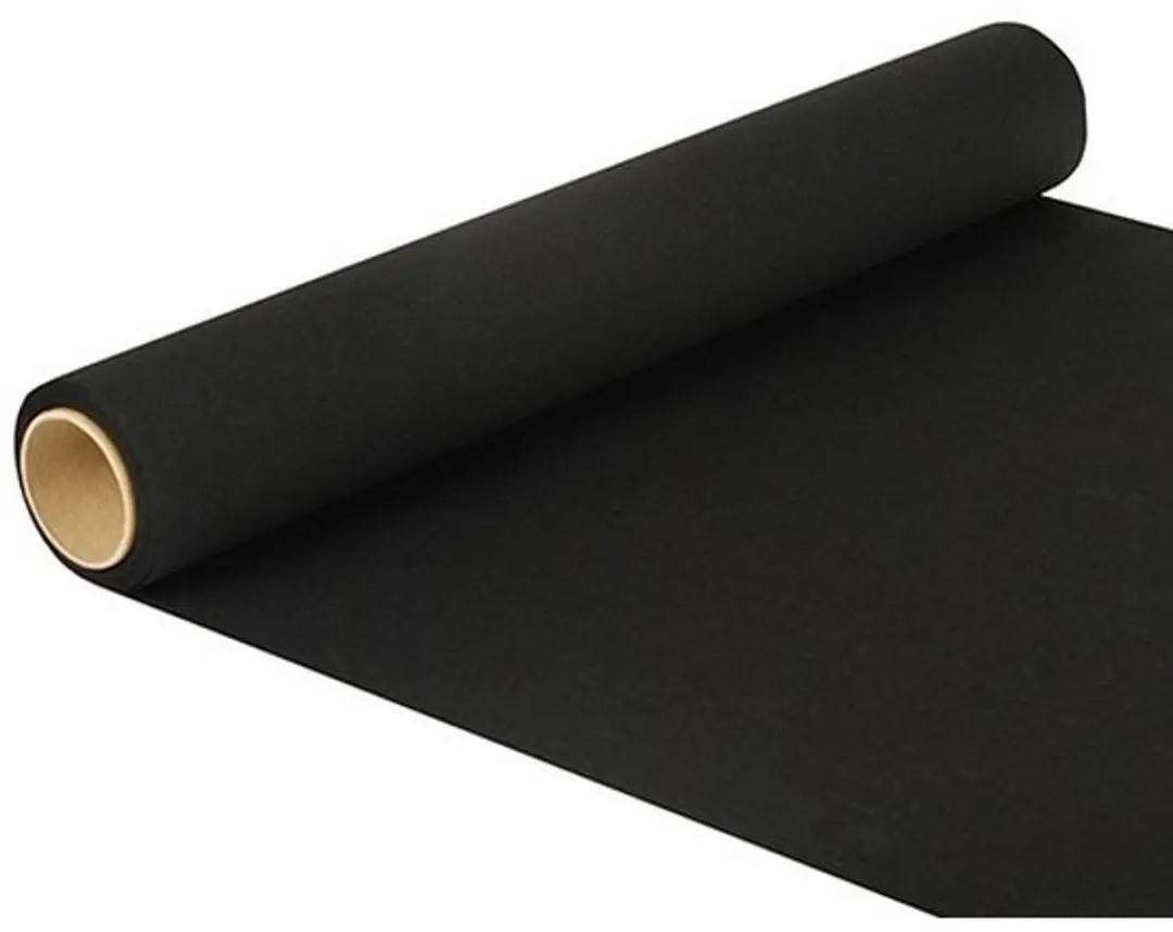 Duni Tafelloper Zwart 480x40cm