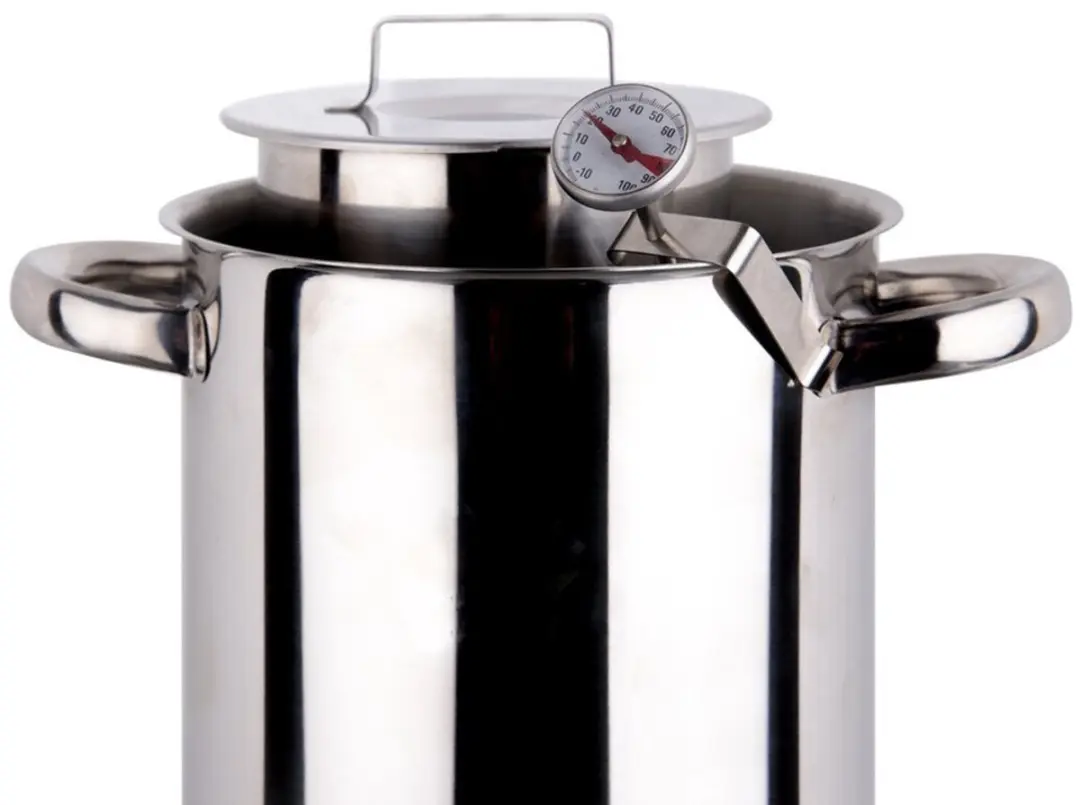 Orion Roestvrijstalen Keukenthermometer met Sonde - 100°C - Zilver