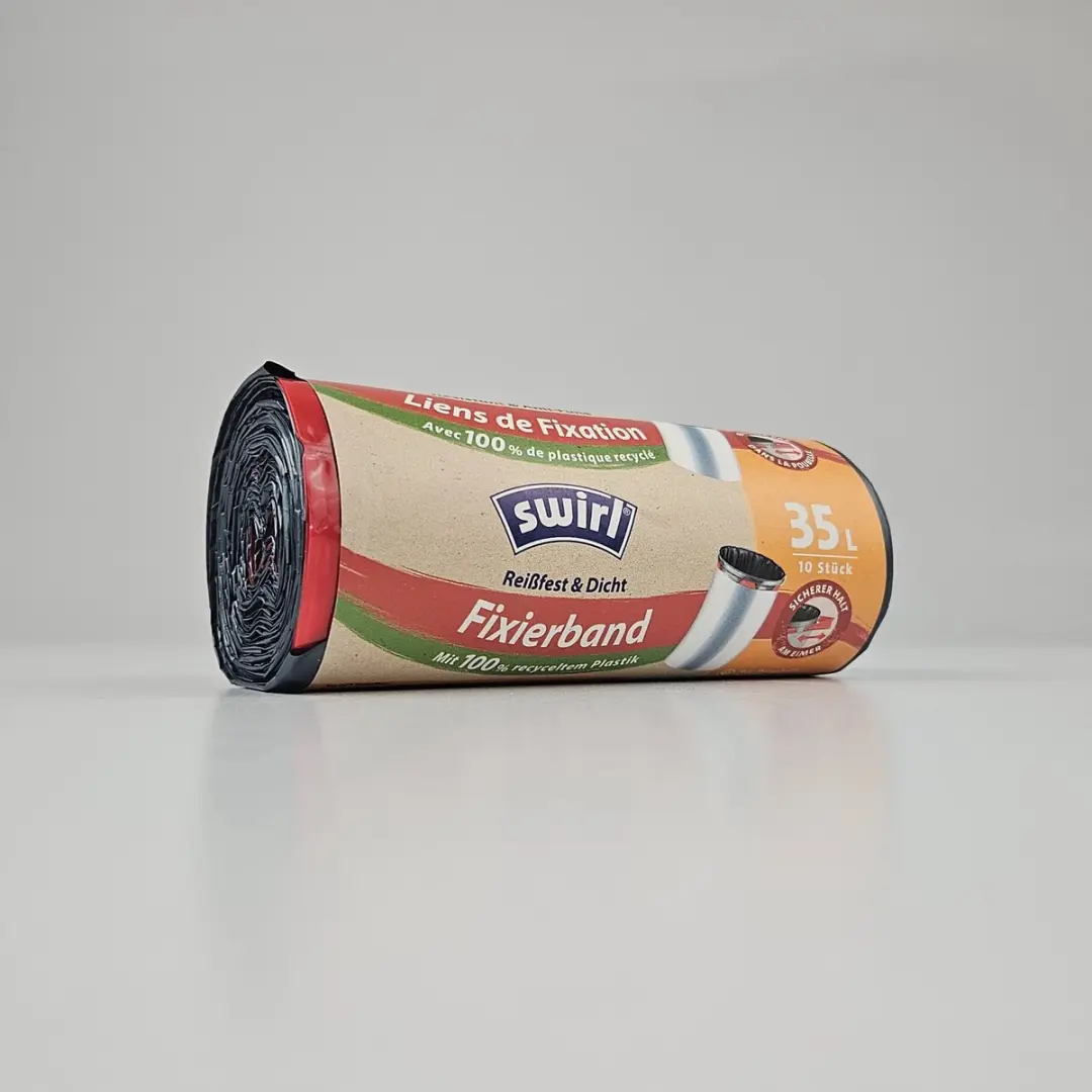 Swirl 35L Vuilniszakken - 160 Stuks (16 Rollen) - Grijs