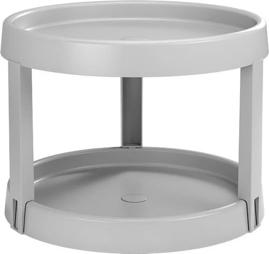 Metaltex Kruidenrek GIRO 356522 - 2 Etages - 28x21cm - Grijs - afbeelding 5 van 6